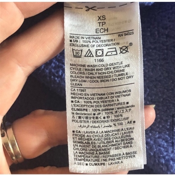 Old Navy Active Light Purple Hooded Hoodie Sweatshirt Zip Pocket… - Picture 9 of 10